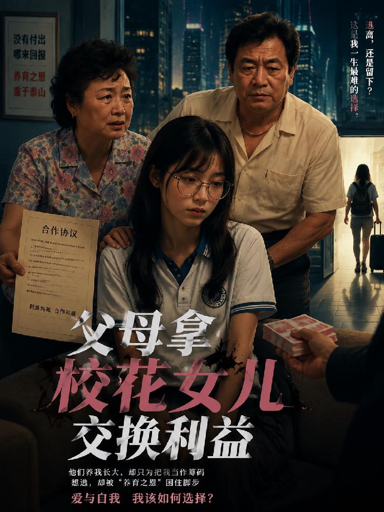 AI成人短剧：ACDJ父母拿校花女儿身体换取利益（全1集） 
